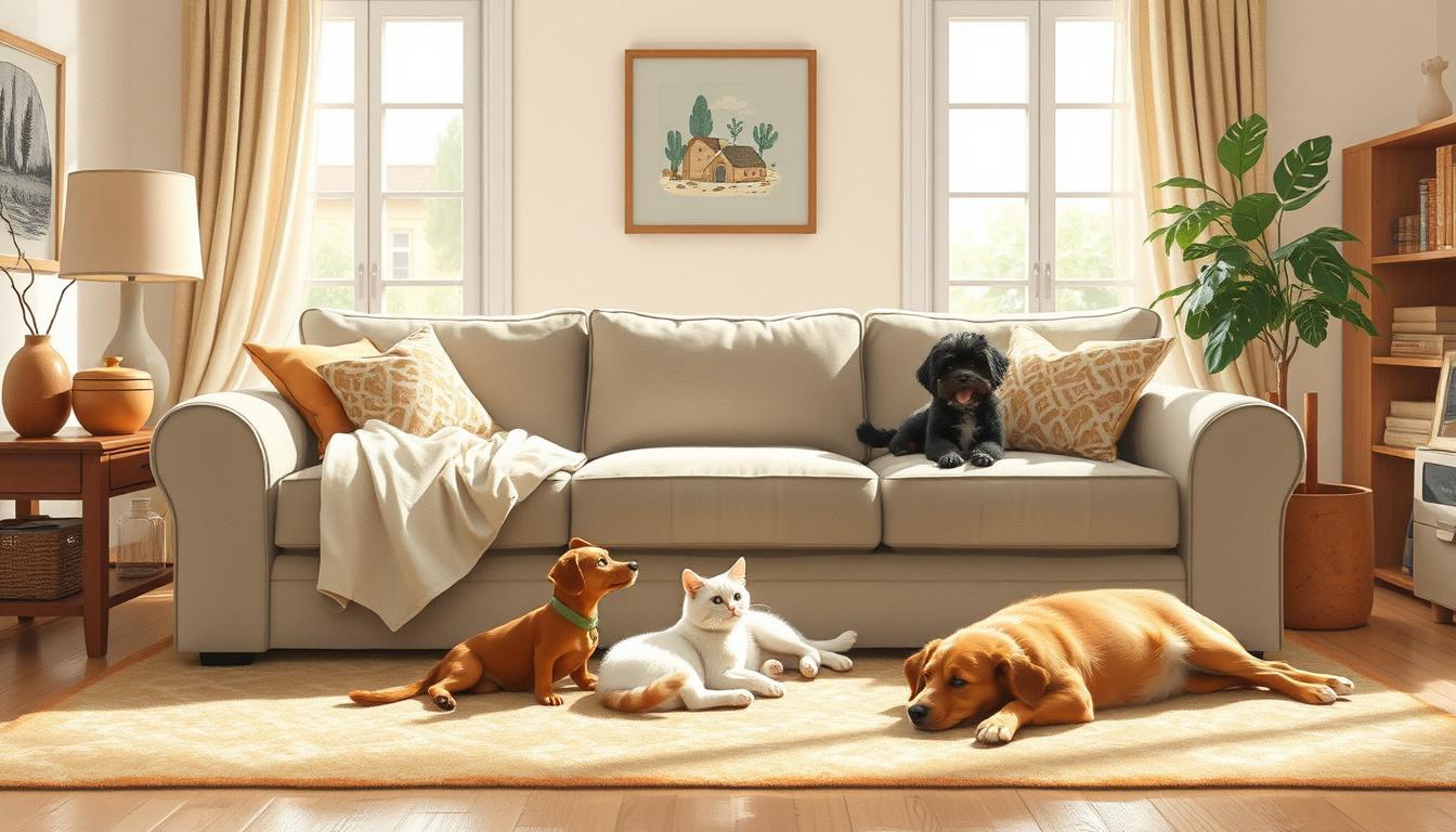 Cuidados essenciais para sofá impermeável em lares com pets